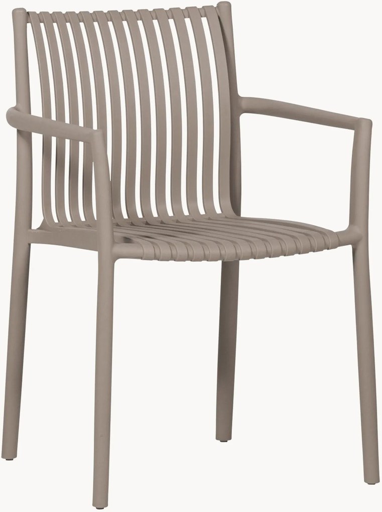 Cadeiras de jardim com braços Easy Going, conjunto de 2