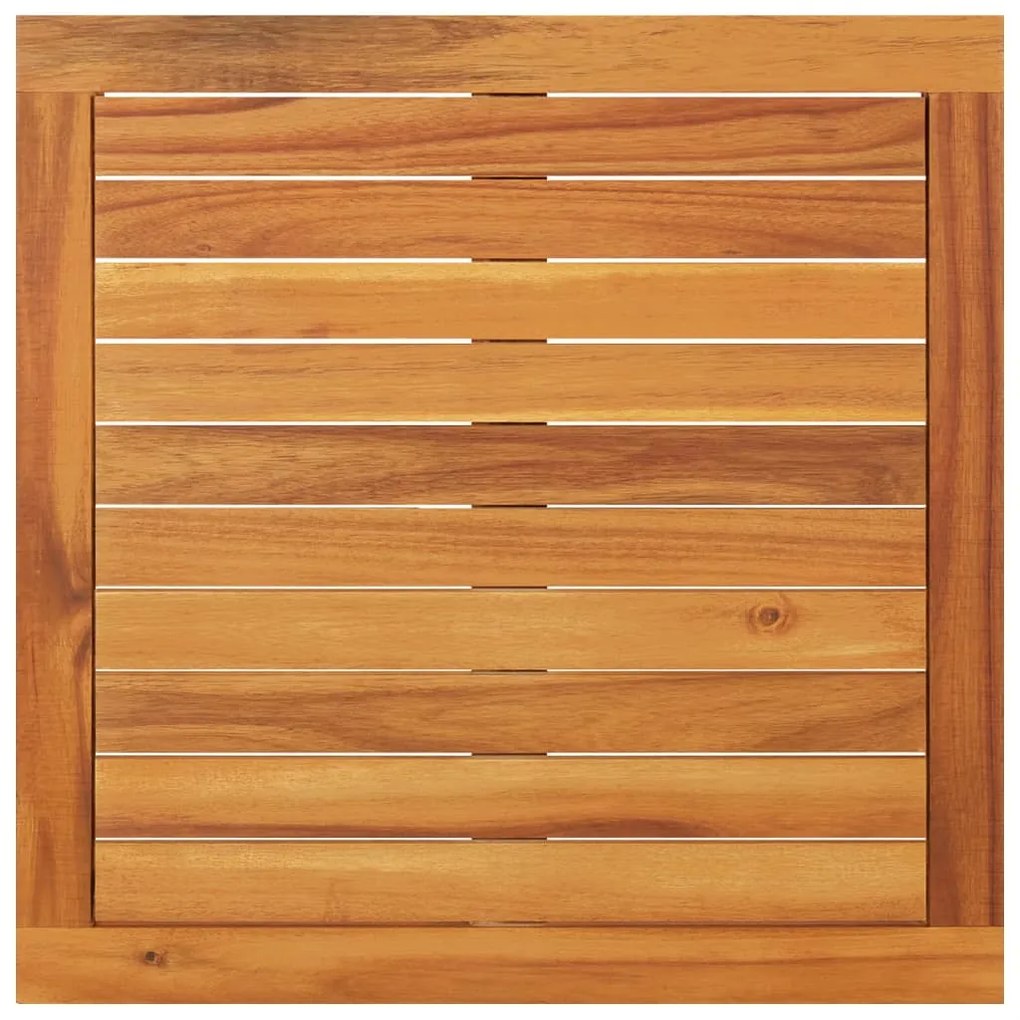 2 pcs conj. lounge de jardim c/ almofadões cinza-escuro acácia