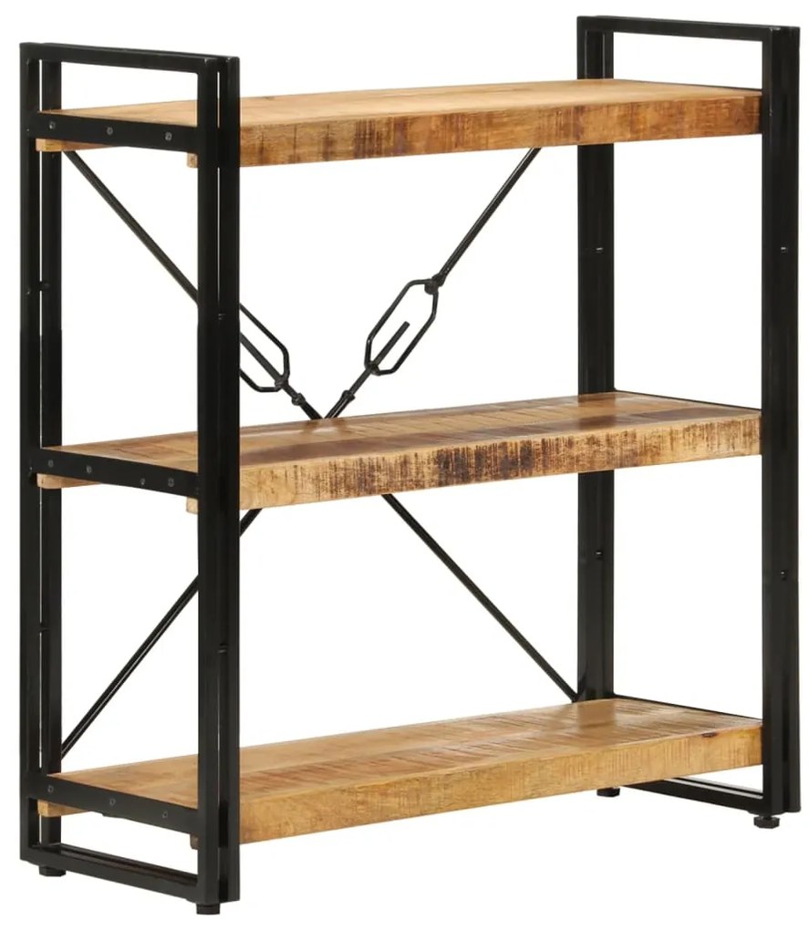 Estante c/ 3 prateleiras 77x30x80 cm mangueira maciça/ferro