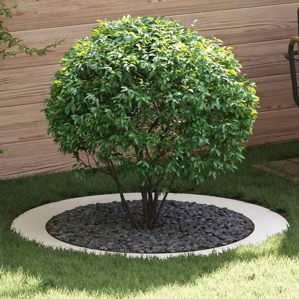 vidaXL Plantador Grande de Metal Branco Branco Metal Grande Leve