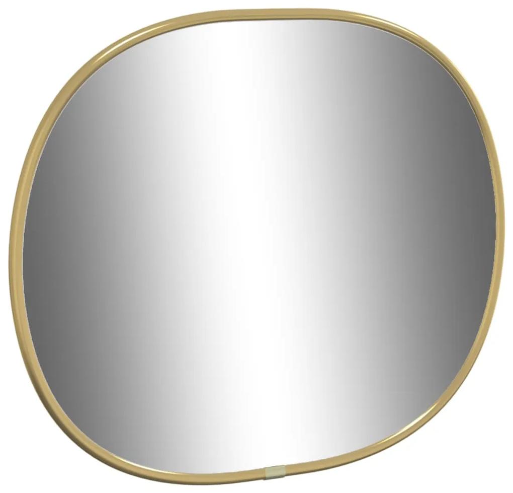 Espelho de parede 30x25 cm dourado