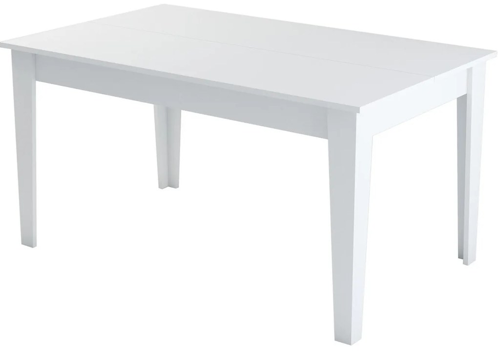 Mesa de Jantar "Milano" com Arrumação – 145x88x75 cm – Branco – Design