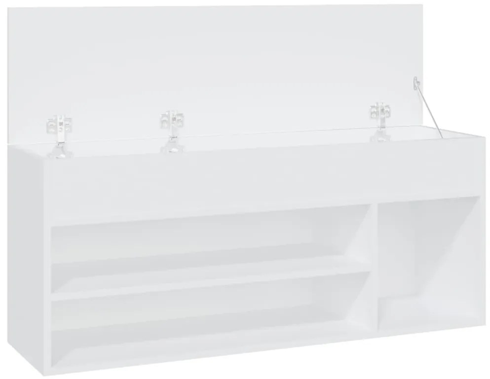 Banco sapateira 105x30x45 cm derivados de madeira branco