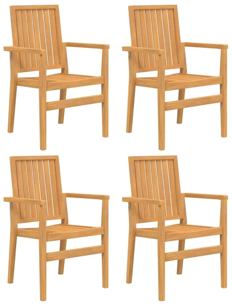 5 pcs conjunto de jantar p/ jardim madeira de teca maciça