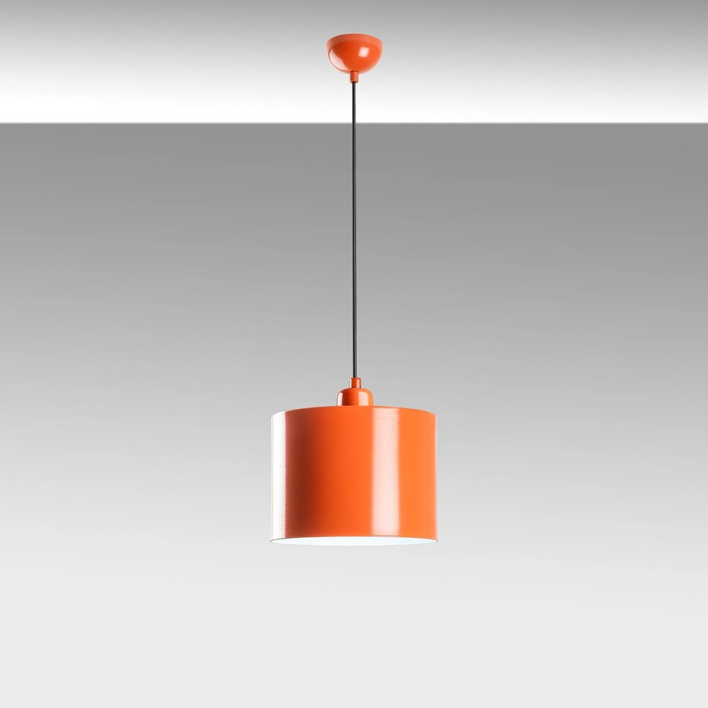 Candeeiro Suspenso Duz – Laranja – Ø20 h:15 cm