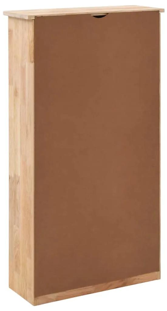 Sapateira 55x20x104 cm madeira de nogueira maciça