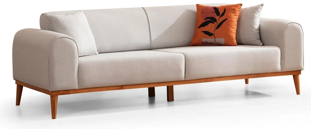 ****
Sofá-cama de 3 Lugares Kapri – Creme – 220x84x77 cm
**