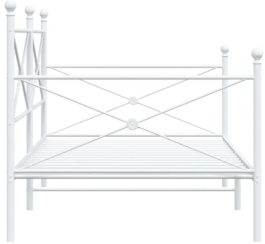 Cama de Dia sem Colchão 107x203 cm aço branco