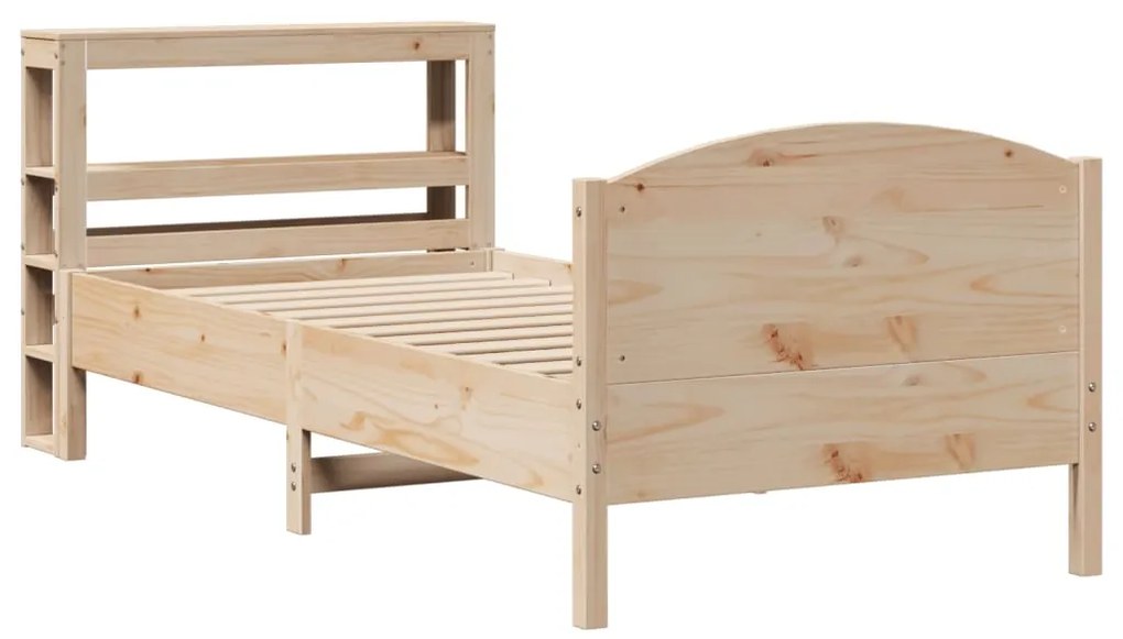 Cama sem colchão 75x190 cm madeira de pinho maciça