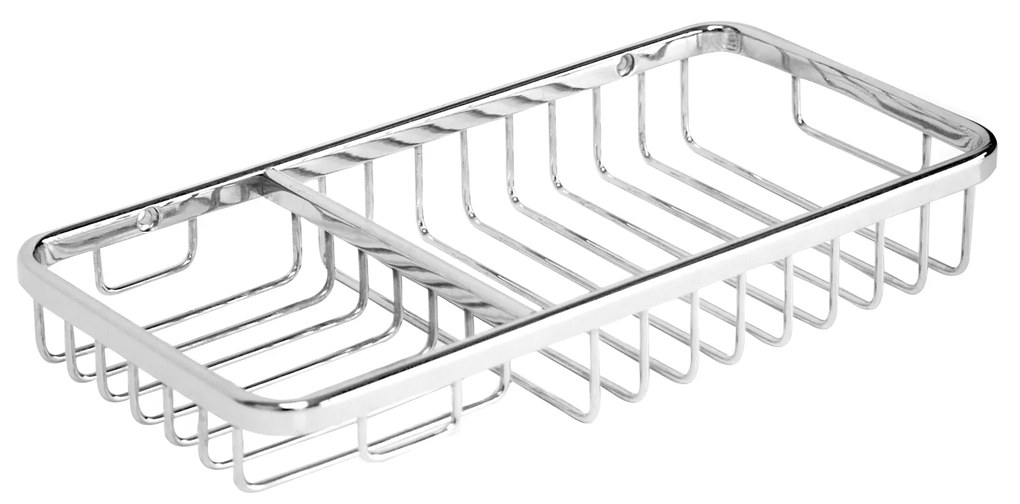 Cesto Retangular Krom 25.5X12X4CM