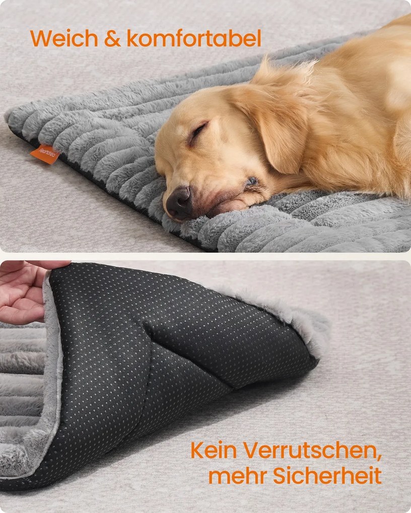 Manta para cães S 105 x 70 cm lavável na máquina Cinzento