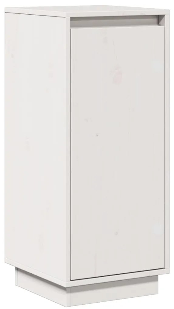 Aparadores 2 pcs 31,5x34x75 cm madeira de pinho maciça branco