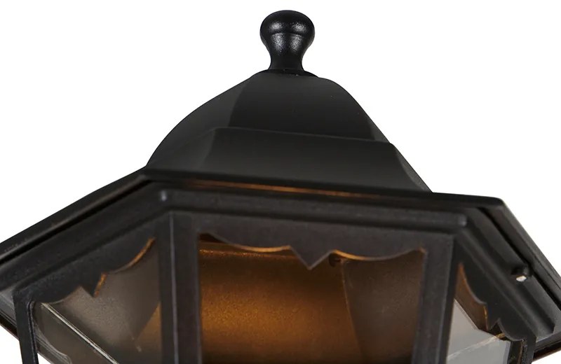 LED Lanterna de exterior inteligente preta 200 cm IP44 com Wifi ST64 - Havana Clássico / Antigo
