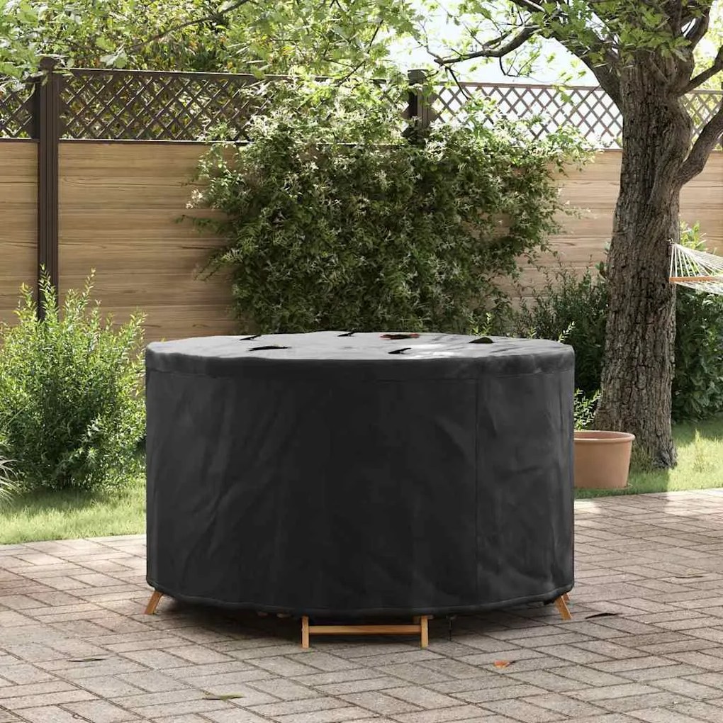 vidaXL Capa para móveis de exterior 102 x 102 x 71 cm tecido 210D