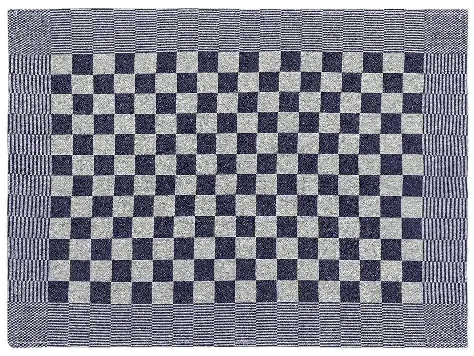 Panos de cozinha 10 pcs 50x70 cm algodão azul e branco