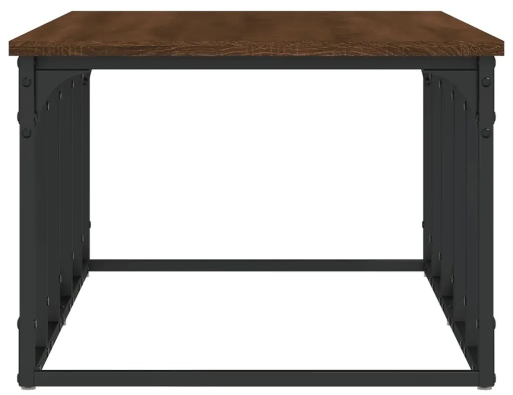 Mesa de centro 100x50x35,5 cm deriv. madeira carvalho castanho