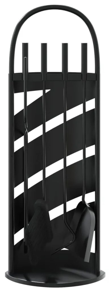 Conjunto de ferramentas para lareira 5 pcs 23x15x66 cm aço