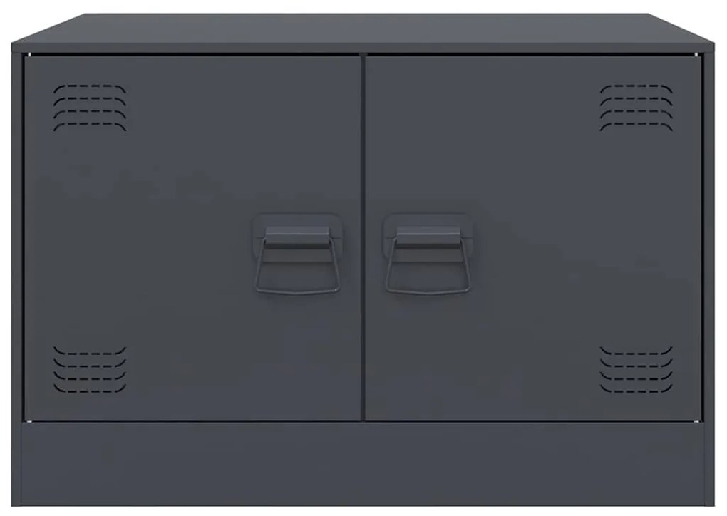 Mesa de centro 67x50x44 cm aço antracite