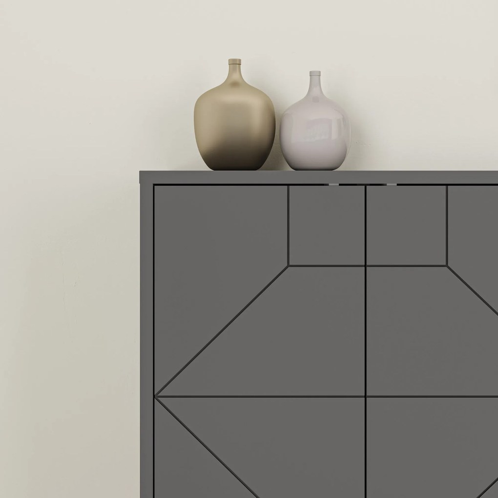 Console Dune – Anthracite – 183,8x77,4x35 cm