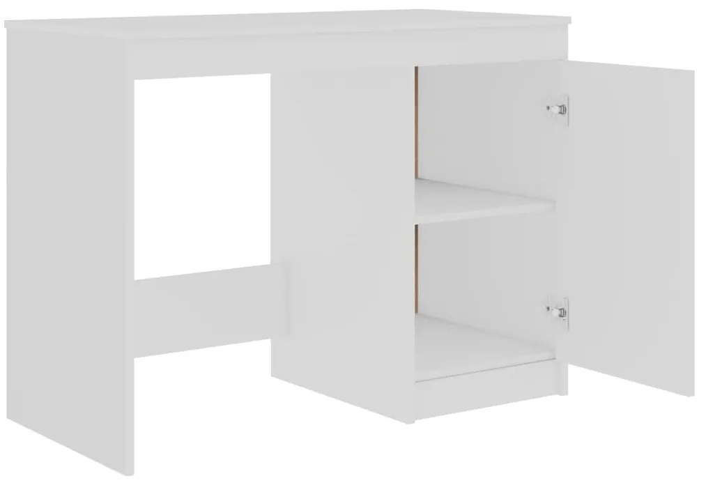 Secretária 100x50x76 cm derivados de madeira branco