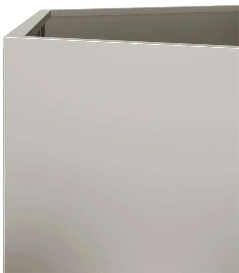 Vaso floreira de jardim hexagonal 46x40x45cm resistência ao aço