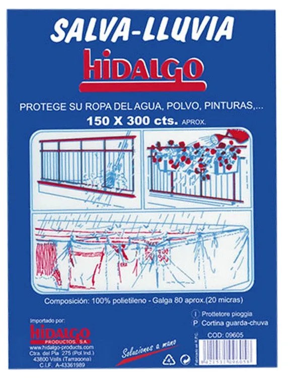 Cobre Estendal Mauris 09605 Polietileno 300 x 150 cm