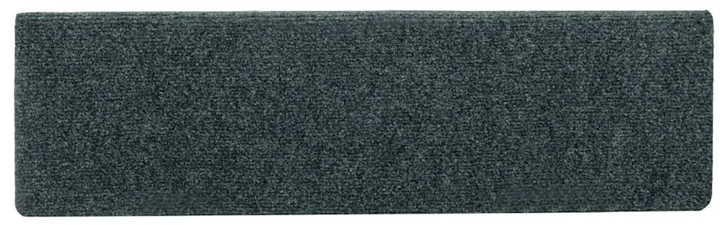 Tapetes de escada autoadesivos 30 pcs 65x21x4 cm verde