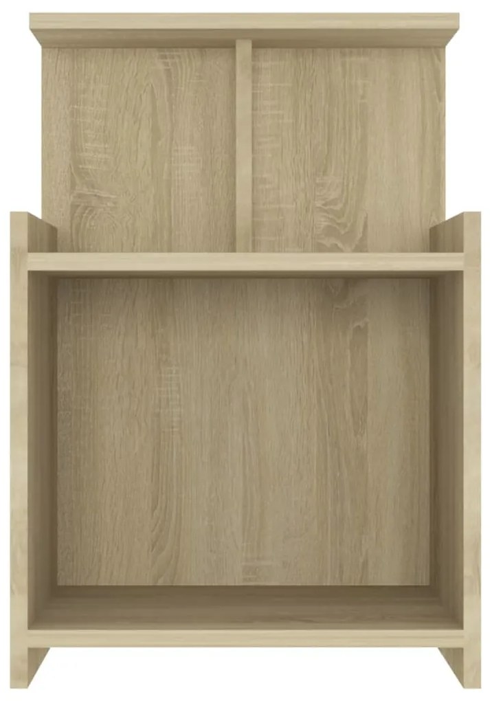 Mesa de cabeceira 40x35x60 cm derivados madeira carvalho sonoma