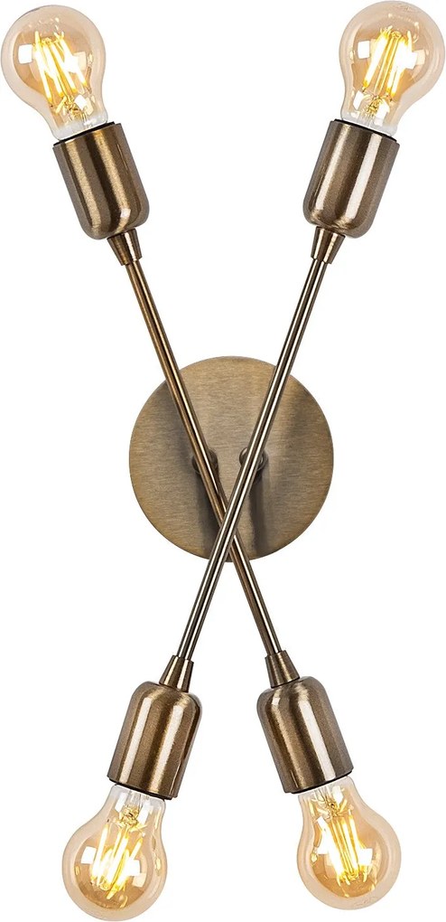 Candeeiro de Parede Fleur – Vintage – 17 x 8 cm