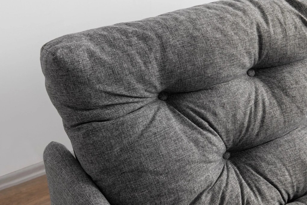 Sofá-cama de 3 Lugares Renge – Cinzento Claro – 200x92x82 cm