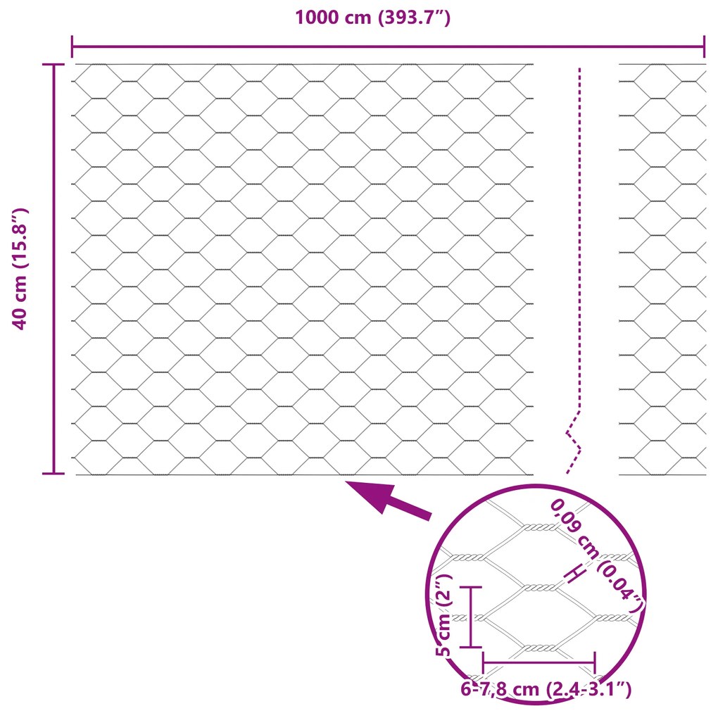 Postes de Cerca vidaXL 5 pcs U-Channel Verde 40 cm Aço