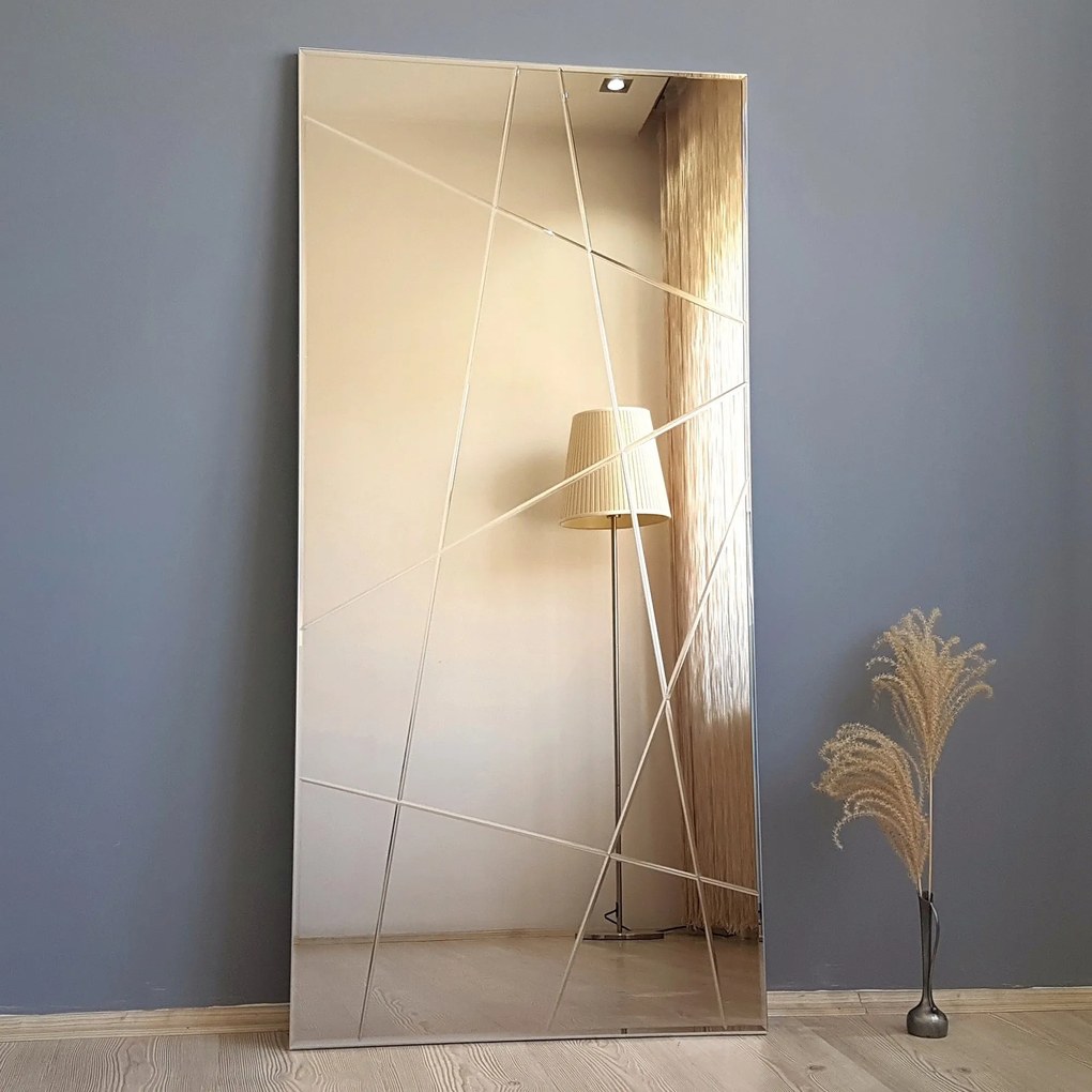 Espelho NSTLA309d – Prateado – 62 cm x 130 cm