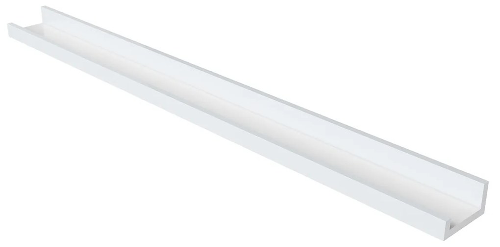 Prateleira de parede flutuante para molduras e livros | SONGMICS | 115 x 10 x 5 cm | branco | LWS46WT.