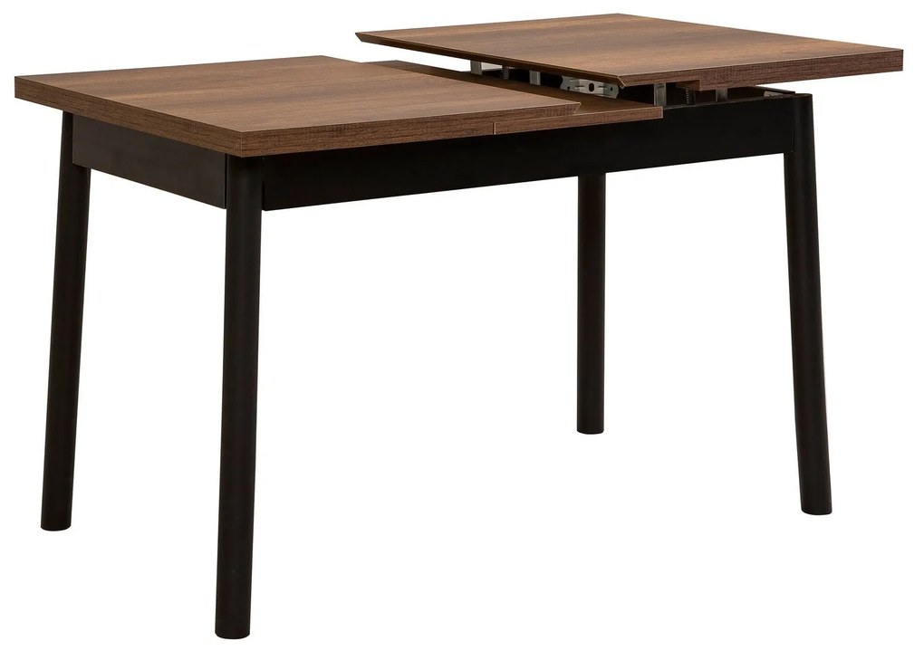 Conjunto de Mesa de Jantar Extensível e Cadeiras Oliver – Preto – Mesa
