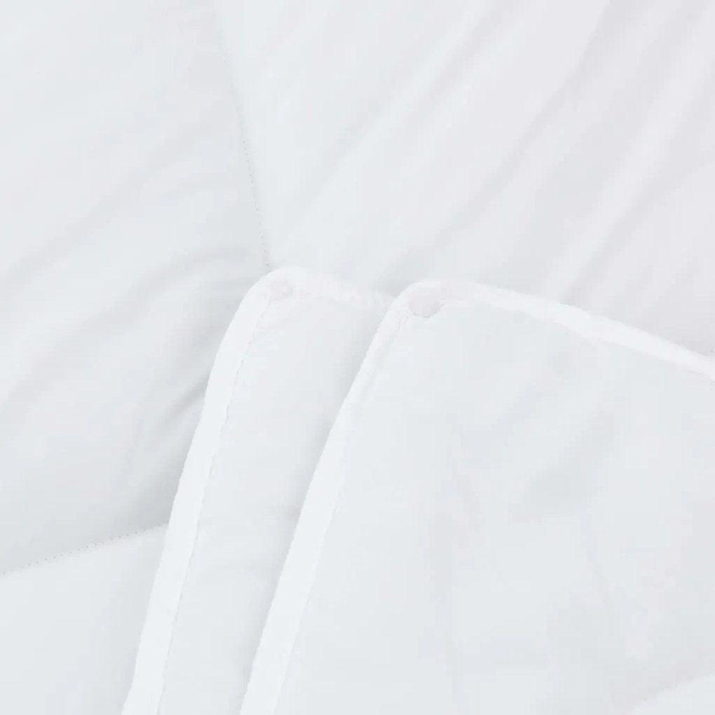 Edredão Outros com travesseiro 3 pcs Branco 200 x 220 cm Microfibra