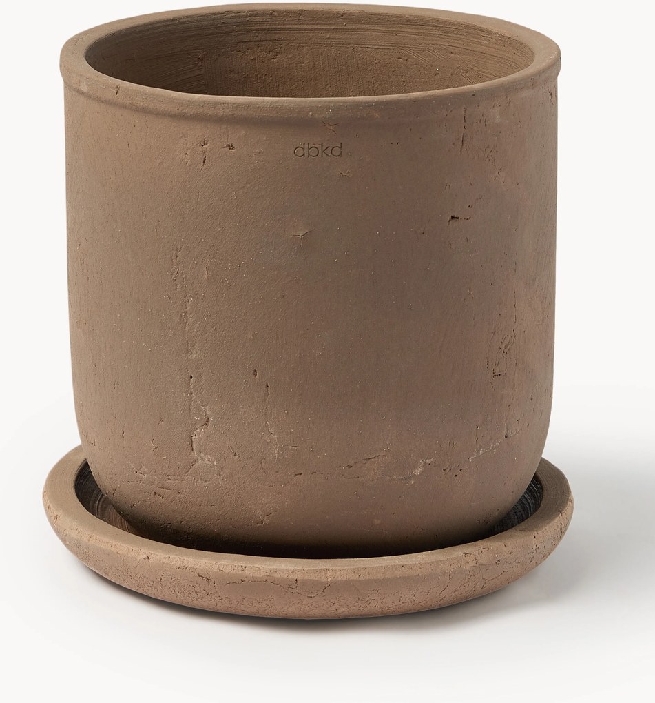 Vaso para exterior em terracota Terra, Alt 26 cm