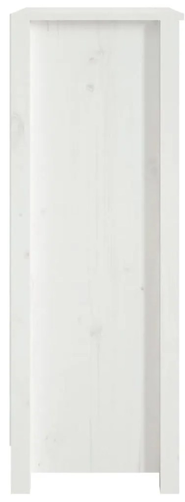 Estante 50x35x97 cm madeira de pinho maciça branco