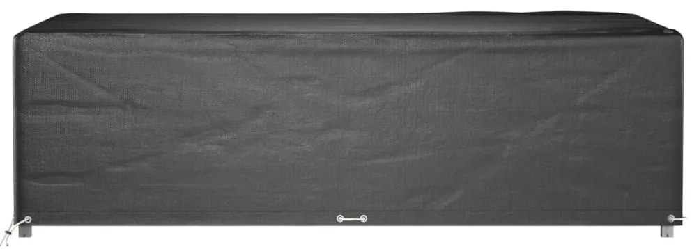 Capas p/ mobília jardim 2 pcs 12 ilhós 227x152x65 cm retangular
