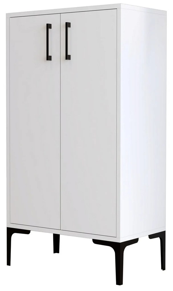 Sapateira Prag – Branco – 60x111x35 cm