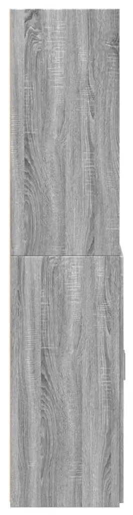 Armário alto 80x42,5x185 cm deriv. de madeira sonoma cinza
