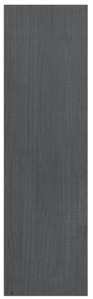 Estante/divisória 40x30x103,5 cm pinho maciço cinzento