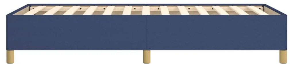 Estrutura de cama sem colchão 90x190 cm tecido azul