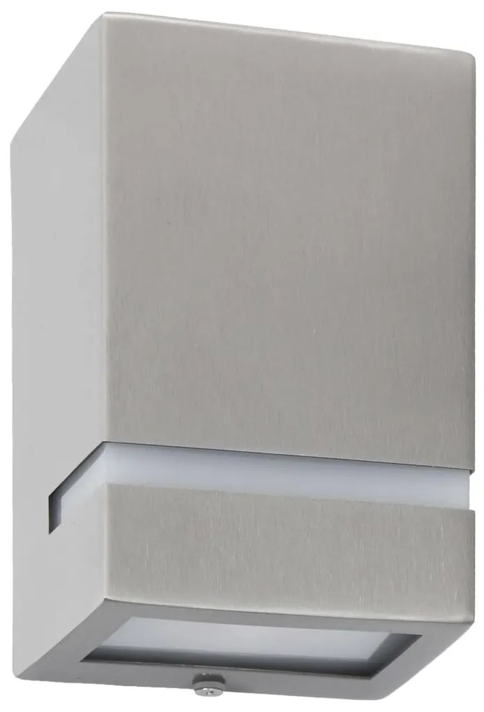 Candeeiros de parede exterior 2 pcs 35 W retangular prateado