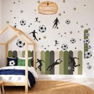 Autocolantes de parede - Quarto de futebol