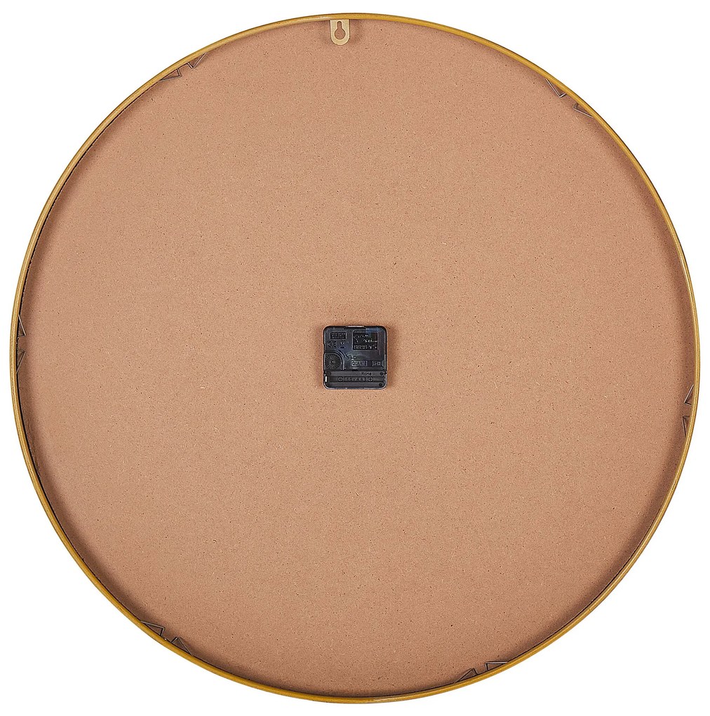 Relógio de parede dourado ø 60 cm COMPORTA Beliani
