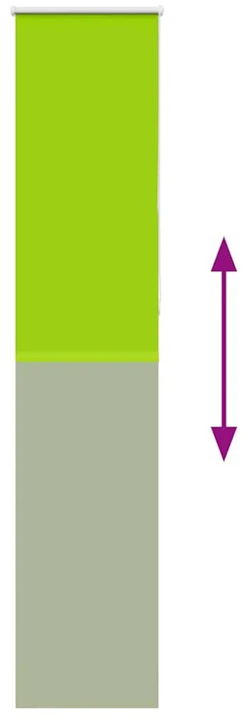 Persiana de enrolar 60x230 cm largura tecido 55,7 cm poliéster
