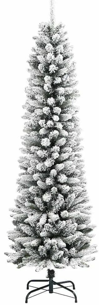 Árvore de Natal Slim Branco 180 cm PVC