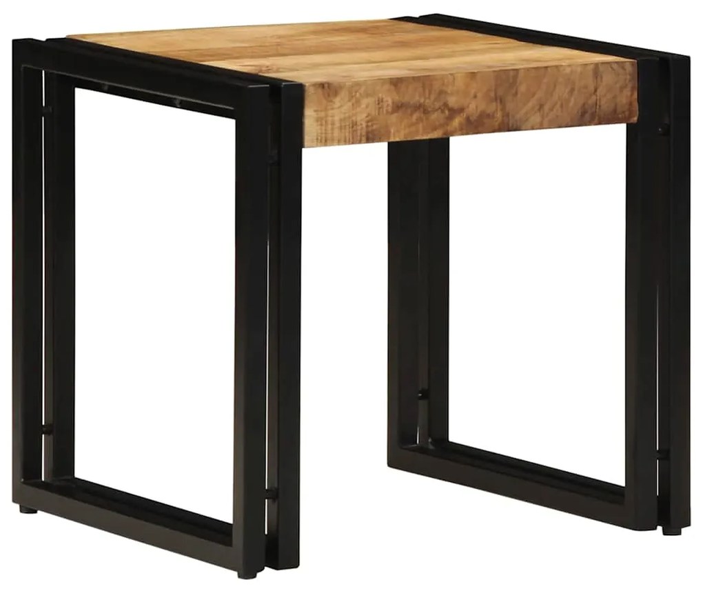 Mesa de Centro vidaXL 40x50x38 cm Madeira de Mangueira Maciça