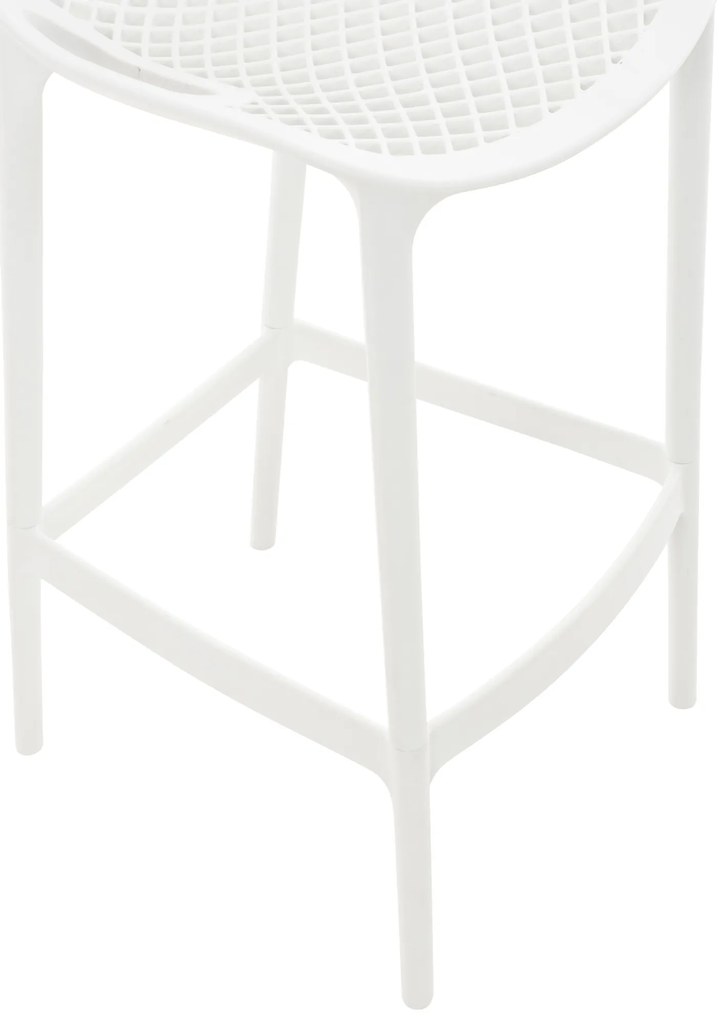 Banco de bar Air (1 UNIDADE) 45 x 105 x 53 cm Branco