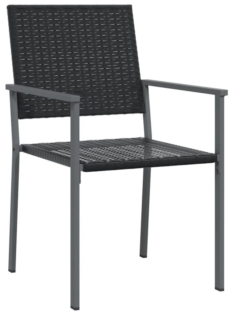 9 pcs conjunto de jantar p/ jardim vime PE e aço